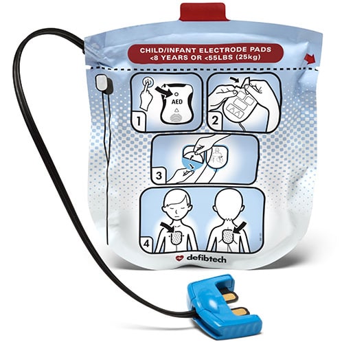 Defibtech Pediatric Defibrillation Pads (1 Pair)