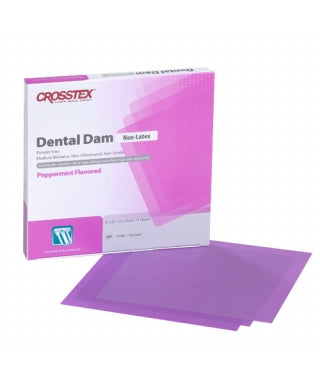 Crosstex-19500-Dental Dam, Non-Latex 15 Sheets/Box