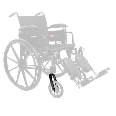 Dynarex-RPWC14-A DynaRide HD Reclining Wheelchair Fork Black, 1