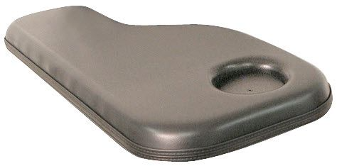 Therafin Half Tray, Padded, Trimline w/ Permobil 3G Armrest Bracket, Cupholder