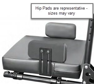 Therafin-Pad, Hip Guide Pad, Flat with Visco Foam Over