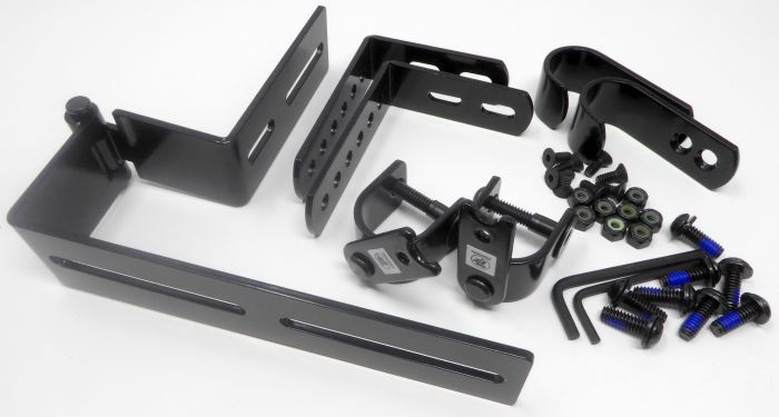 Therafin Back Hardware 2" Offset Hinge w/ Swingtabs & Rail Locks