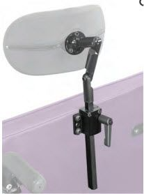 Therafin 50218 Headrest Hardware, Surelock Square Bar