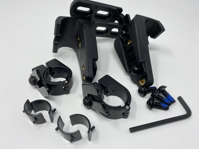 Therafin 51096 Back Hardware, Molded Js & Slotted Ls w/ Swingtabs, L/R pair
