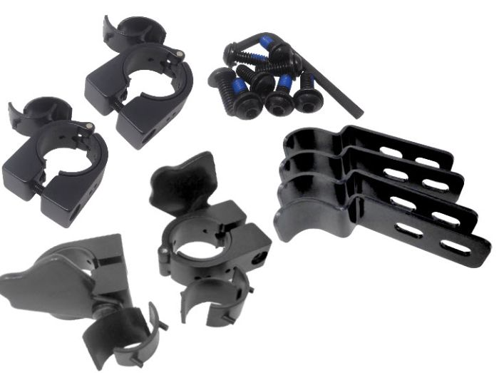 Therafin-50390 Seat Hardware, Zero Drop Hooks w/ Swing Tabs & Collars