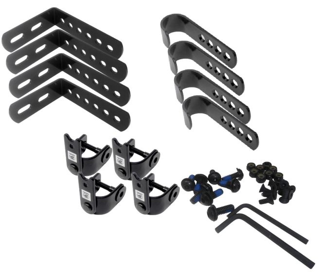 Therafin Back Hardware, 4 Hole Js w/ Swingtabs