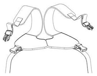 Therafin Hip Harness, Static, Front Pull