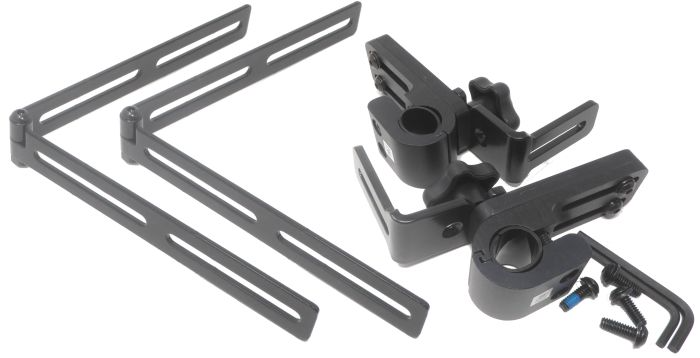 Therafin-50460 Back Hardware, 2 Knob Wrap Around w/ Flush Seat-to-Back Hinges