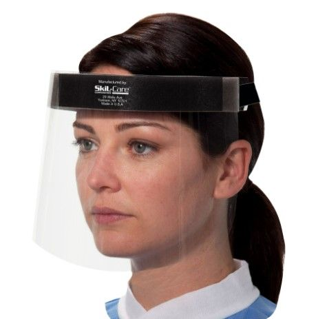Skil Care 914334 Reusable Face Shield with Extra Foam & Banding (2 Shields & 8 Foam/Banding)