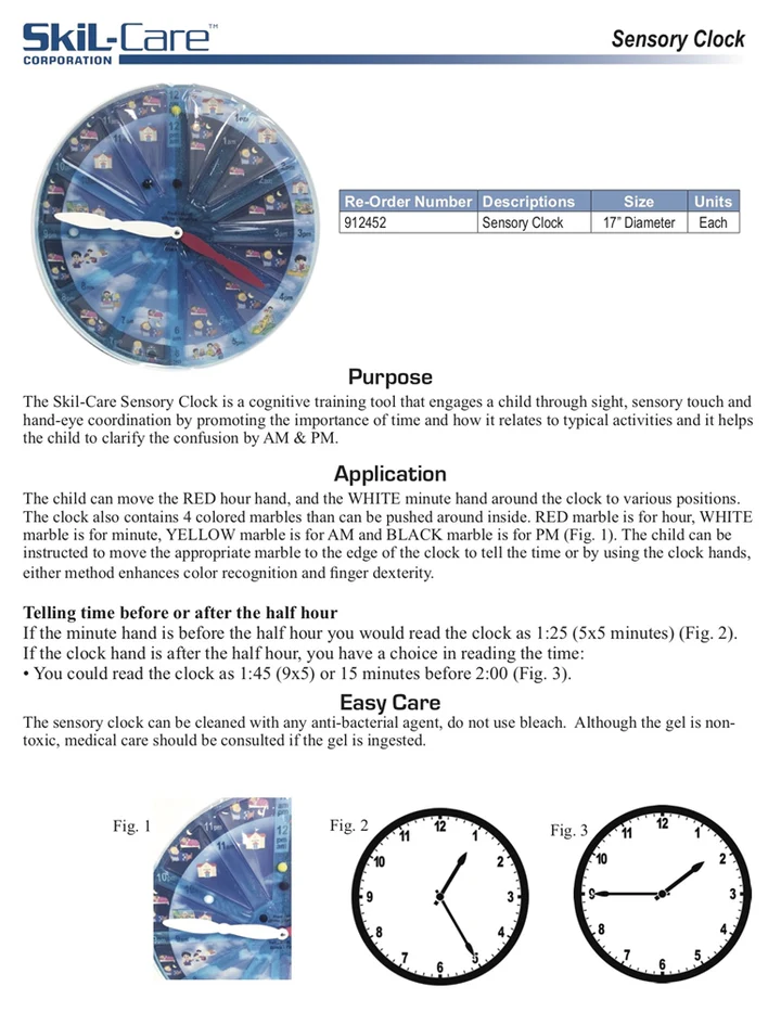 Skil Care-912452 Sensory Clock