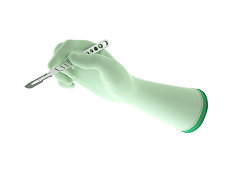 Ansell Gammex® Non-Latex Pi Micro Green Surgical Gloves