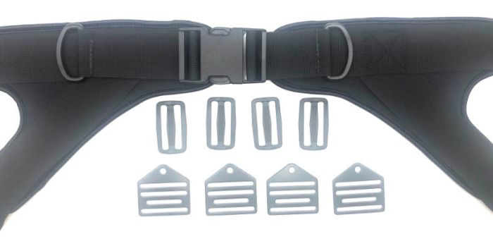 Therafin-60440 - Belt, 1" 4-Point Y-Style, Dual Center Pull, SR Buckle, Small, Ea