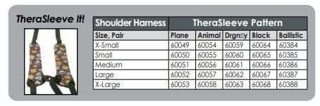 Therafin Therasleeve For Shoulder Harness, Ballistic Nylon