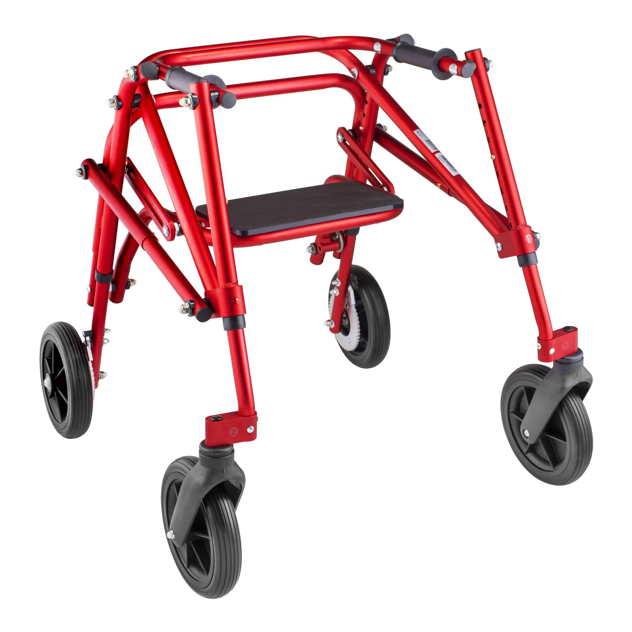 Circle Specialty Klip 4-Wheel Posterior Gait Trainer with Flip Up Seat & 8-outdoor wheel