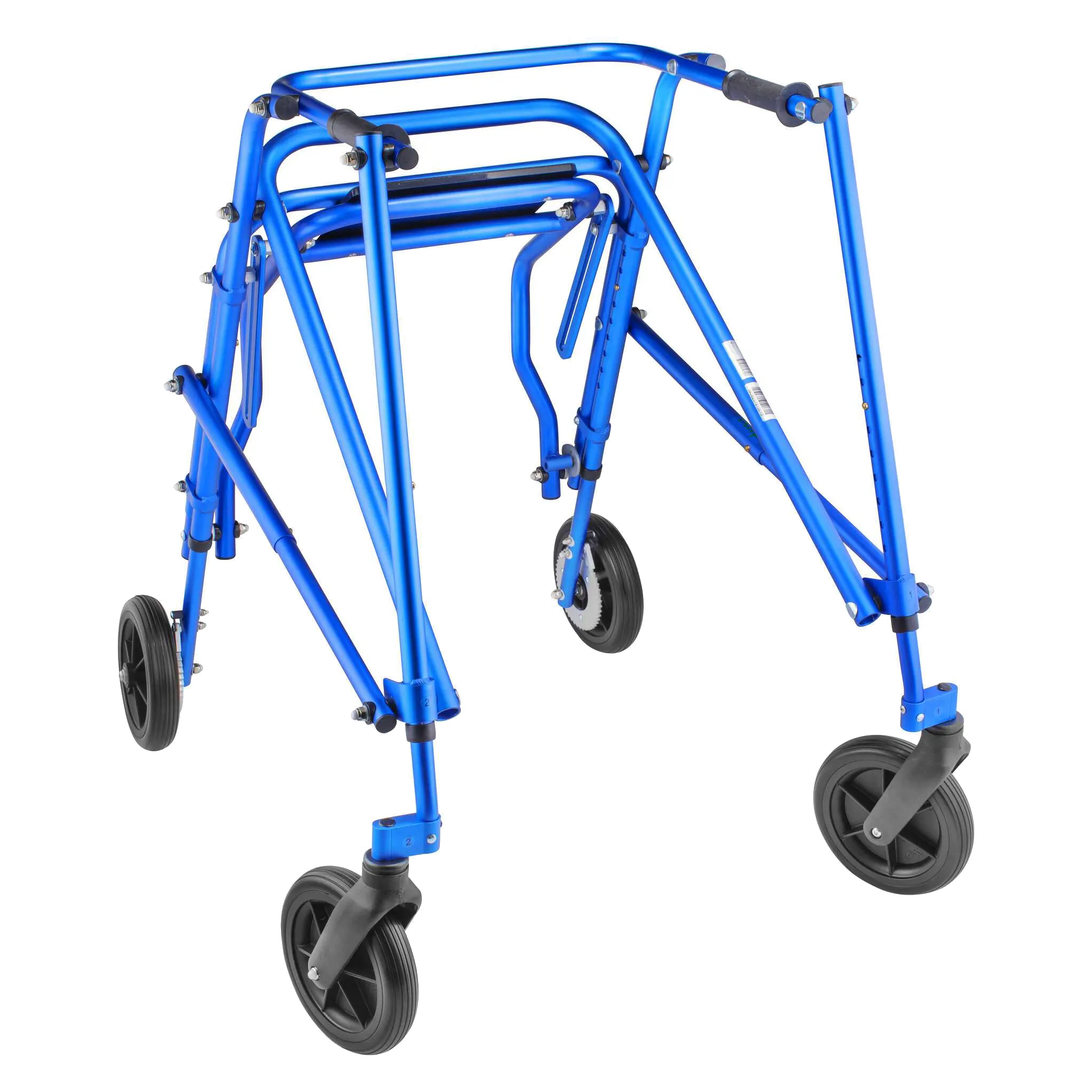 Circle Specialty Klip 4-Wheel Posterior Gait Trainer with Flip Up Seat & 8-outdoor wheel