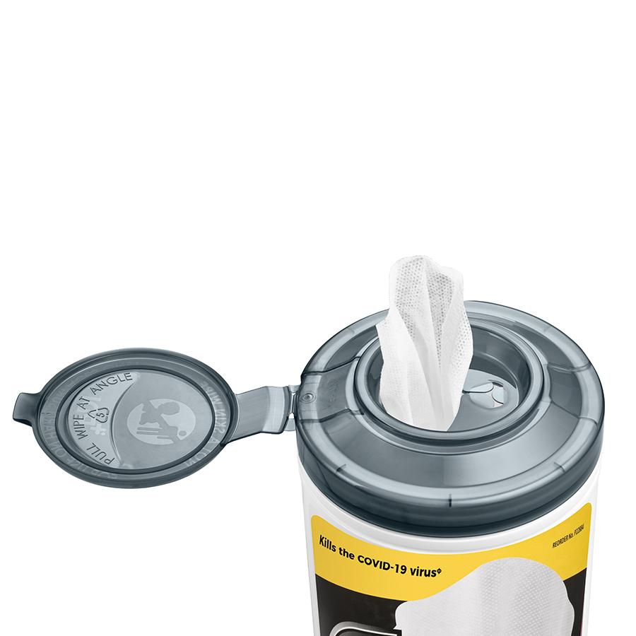 PDI-P22884 Disinfecting Multi-Surface Wipe, 7½" x 5⅜", White (200/Canister, 6 Canister/Case)