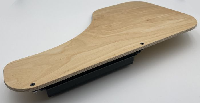 Therafin Half Tray, Wraparound, Woodgrain w/ Adj Height Bracket