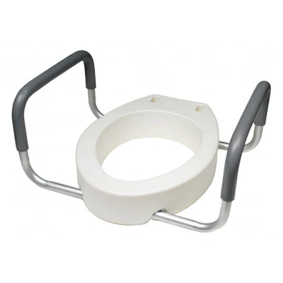 Graham Field-6482R-2-Round Toilet Seat Riser Retail, 2 Each Per Case