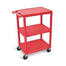 Luxor UTILITY CART/3-SHELF 24x18x32.5"