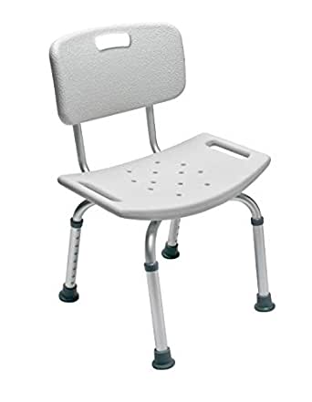 Graham Field-7921KD-1 - Asientos de baño desmontables - Asiento de baño desmontable con respaldo Lumex