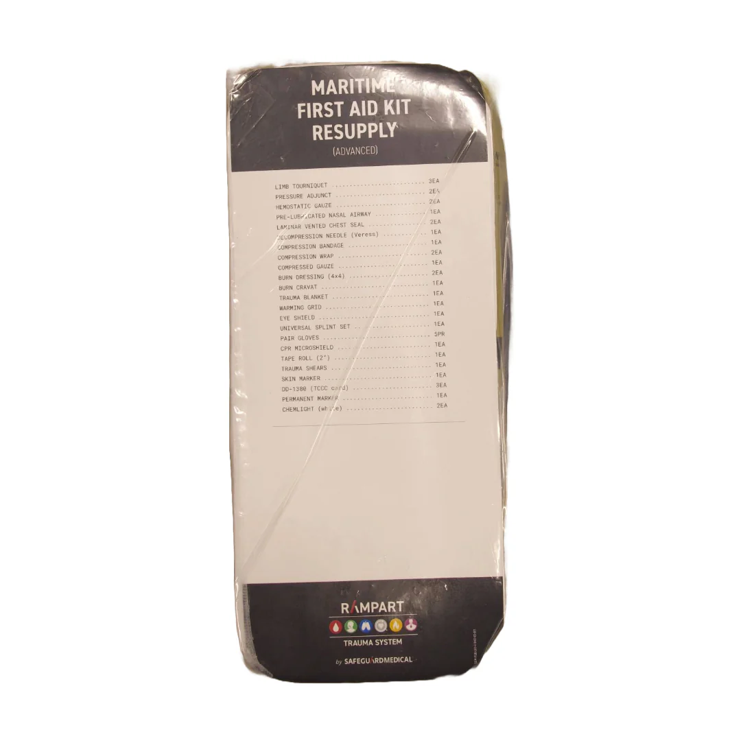 Safeguard Medical-81-410-03 Maritime First Aid Resupply - Advanced, Each