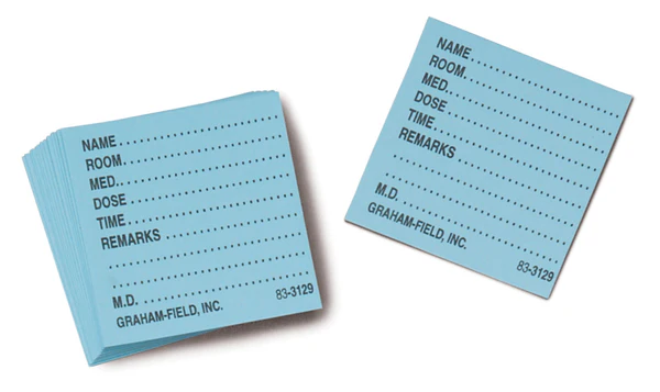 Graham Field-Medicine Dispenser Tray Cards, pack of 500