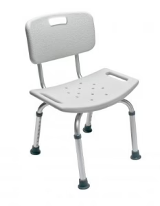 Graham Field-7921A-4 - Asientos de baño de la colección Platinum - Asiento de baño tipo banco con respaldo