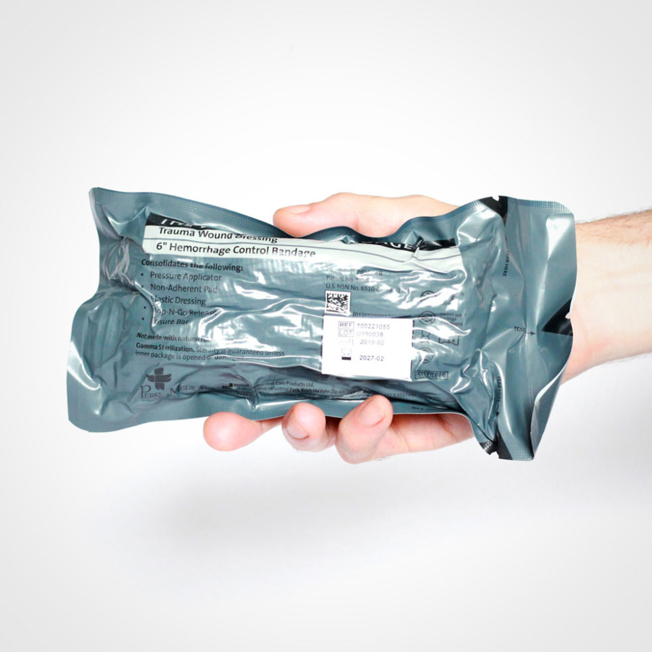 Safeguard Medical-FCP-02-GR 6" Emergency Bandage, Green (case of 100)