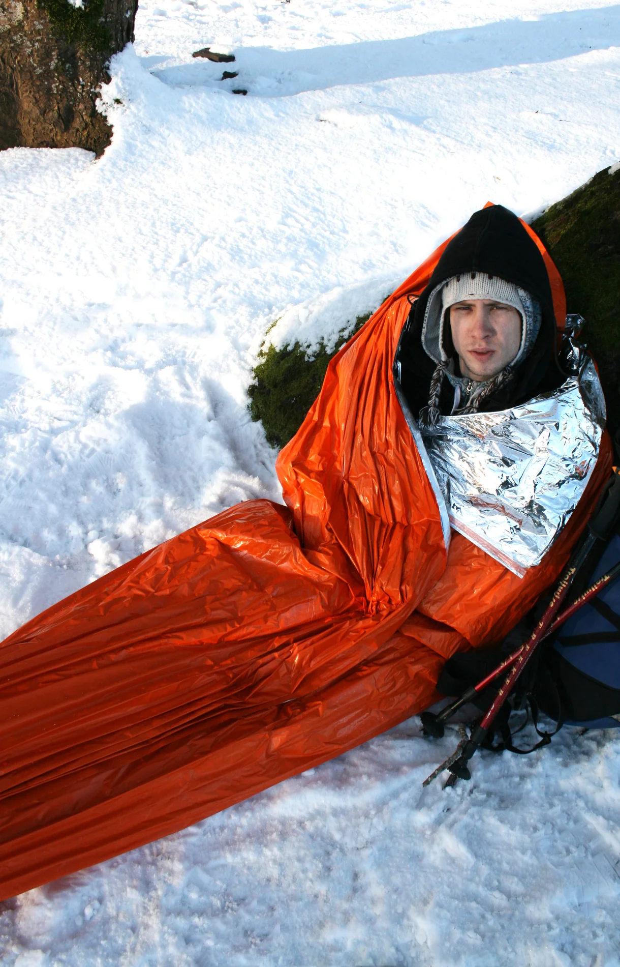 Safeguard Medical-BPS-10 Blizzard Heat Trauma Blanket, Large - Orange (20/case)