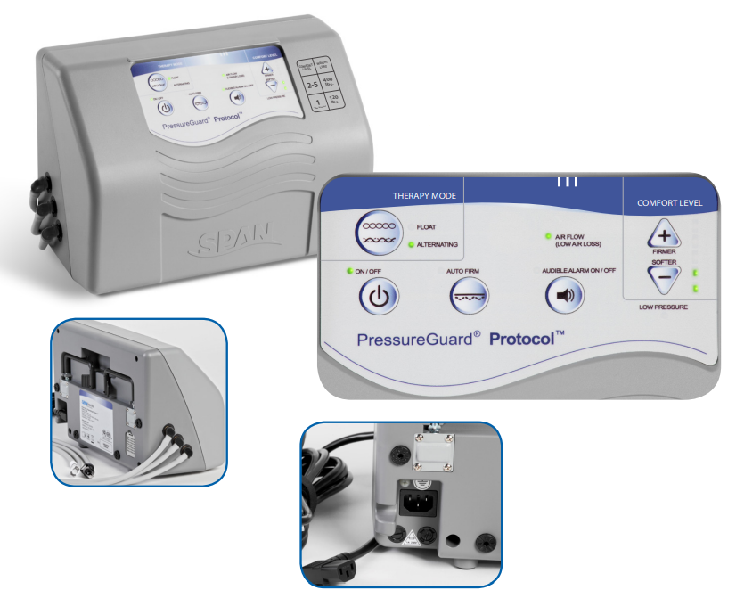 Unidad de control de protocolo Span America-3400-PressureGuard®