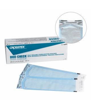 Crosstex DuoCheck Self-Sealing Sterilization Pouches