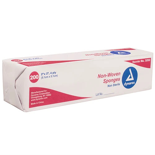 Dynarex Non-Woven Sponges, Sterile & Non-Sterile