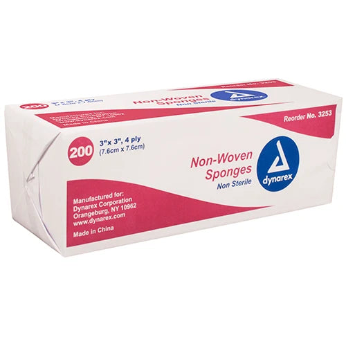 Dynarex Non-Woven Sponges, Sterile & Non-Sterile