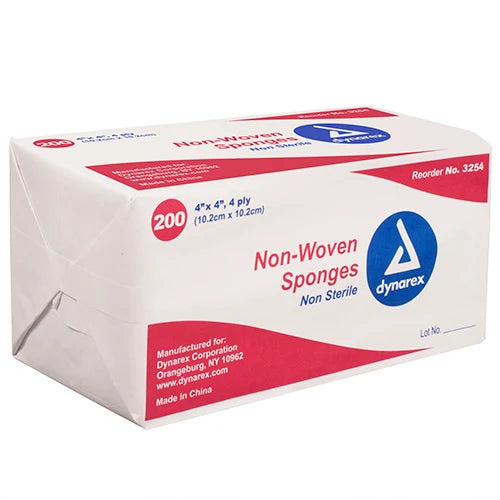 Dynarex Non-Woven Sponges, Sterile & Non-Sterile
