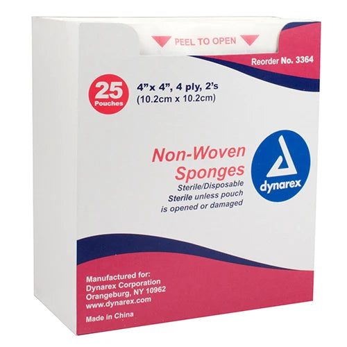 Dynarex Non-Woven Sponges, Sterile & Non-Sterile