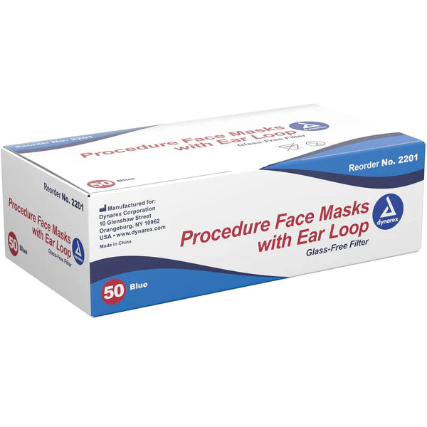 Dynarex Procedure and Isolation Face Masks