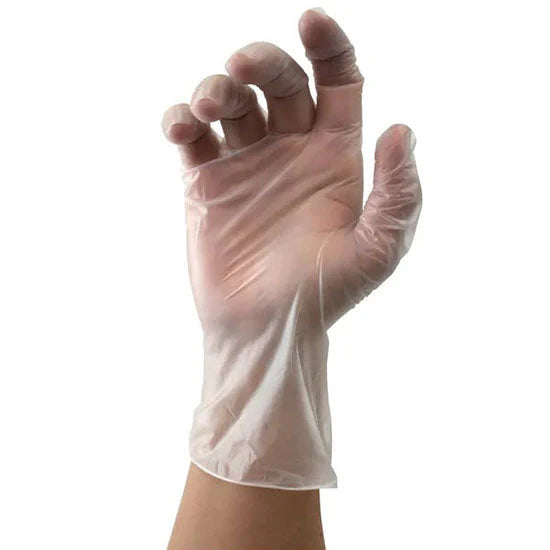 Dynarex Safe-Touch Vinyl Exam Gloves - Powder-Free (Case Of 10 Boxes)