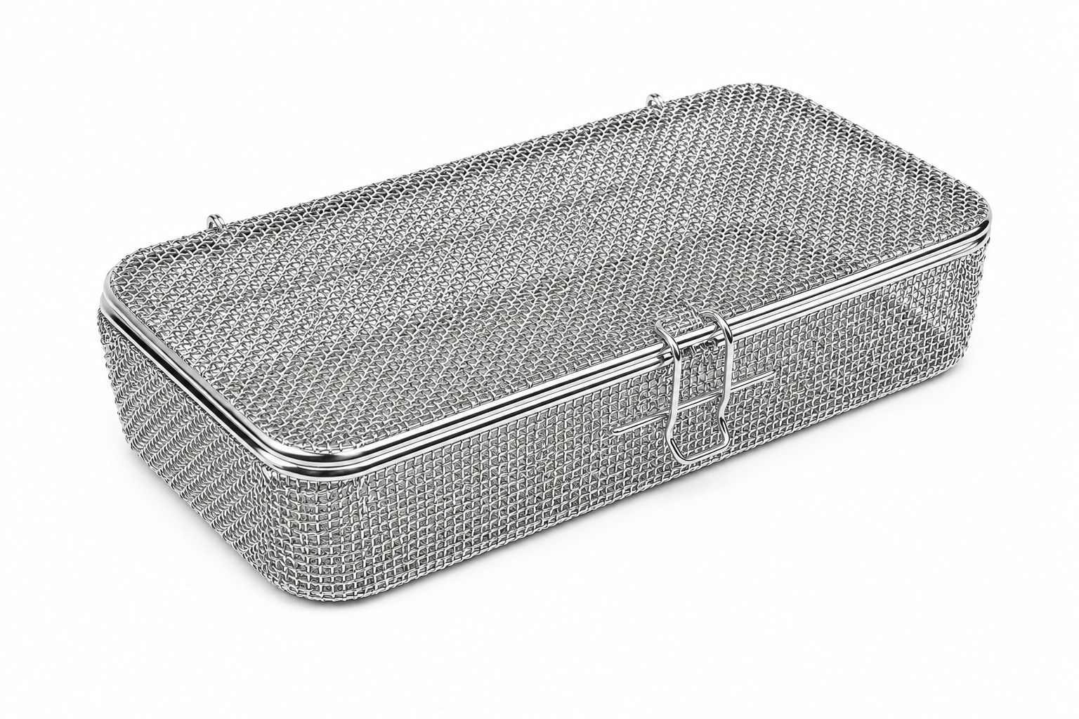 Sharn/Marketlab Wire Instrument Basket with Hinged Lid