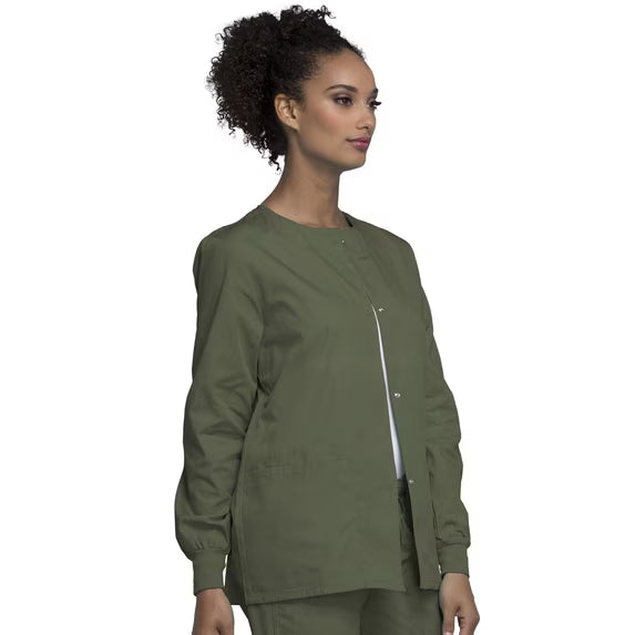 Cherokee Medical WW Originals Women's Snap Front Scrub Jacket