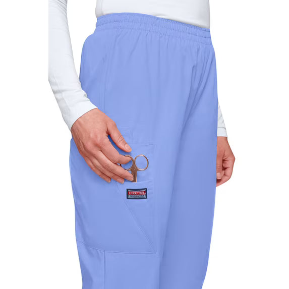 Cherokee Medical WW Originals Women's Scrubs Elastic Waist Utility Scrub Pants - Tall