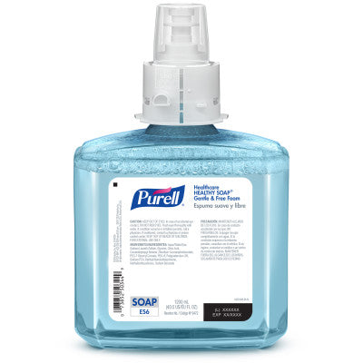Gojo-6472-02 Healthcare Healthy Soap® Gentle & Free Foam, 1200mL, Clear (2/cs)