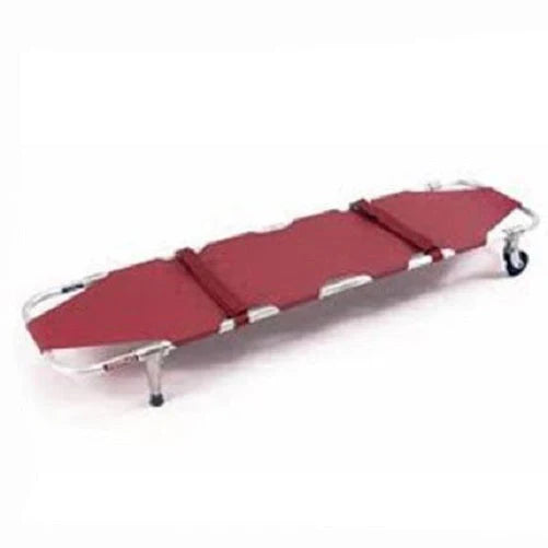 Ferno 11 Folding Emergency Stretcher with Wheels and Posts