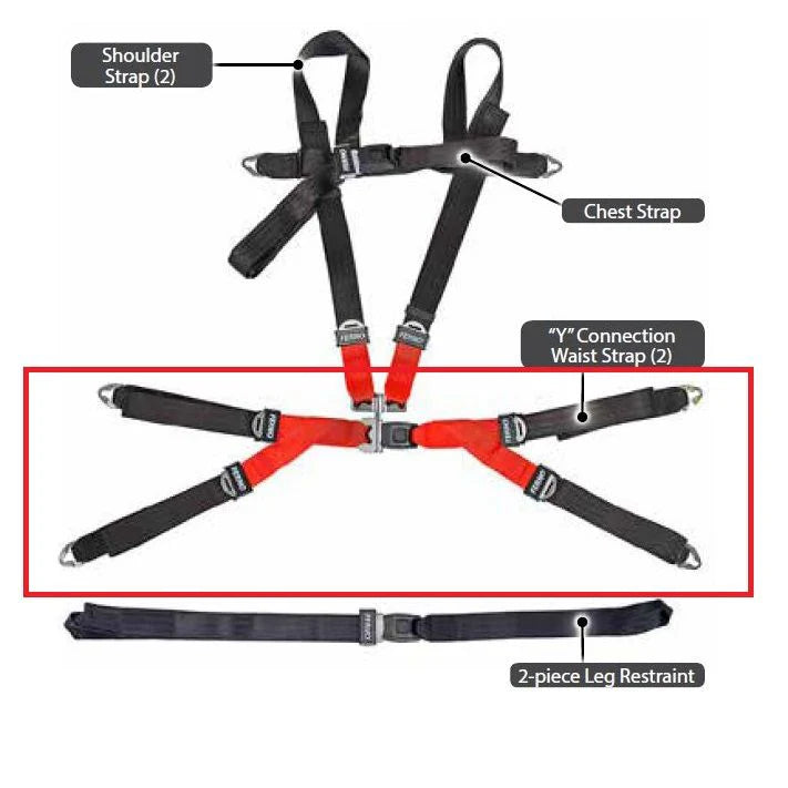 Ferno-0314184 417-3 Waist Harness Restraint Straps