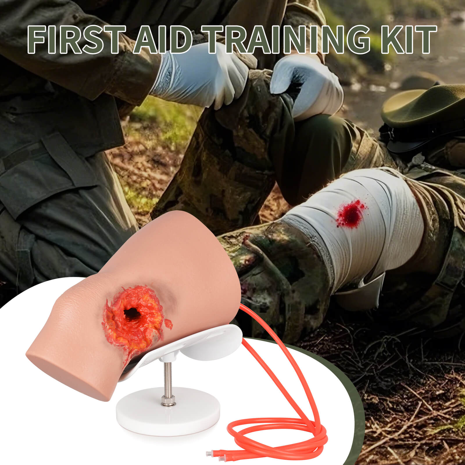 Safeguard Medical Detach Lower Limb Below Knee - Bleeding Tubes Included