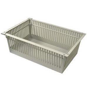 Harloff-81132S 8" Exchange Tray, Solid Sides, 23 5/8" x 15 3/4" x 7 7/8" (1 EA)
