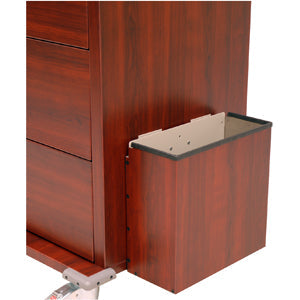 Harloff Wood Vinyl Coated Aluminum Waste Container
