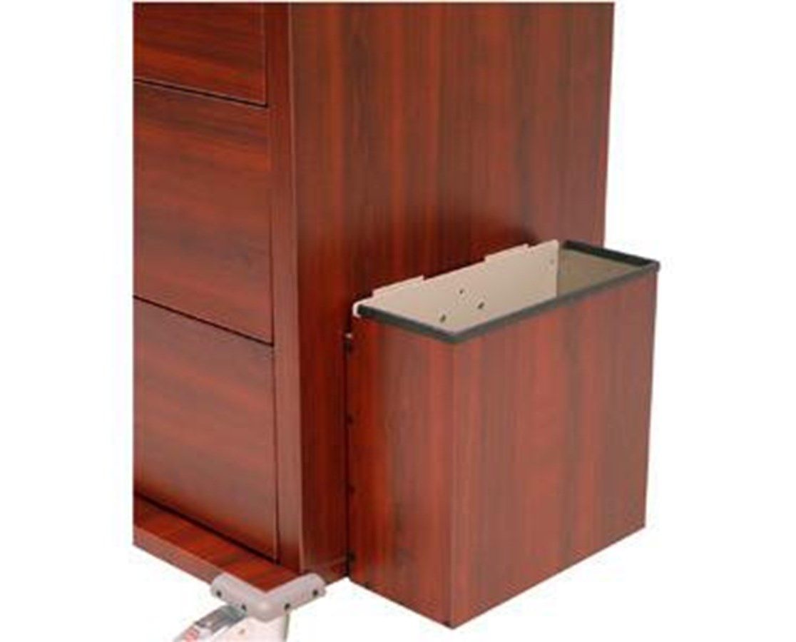 Harloff Wood Vinyl Coated Aluminum Waste Container