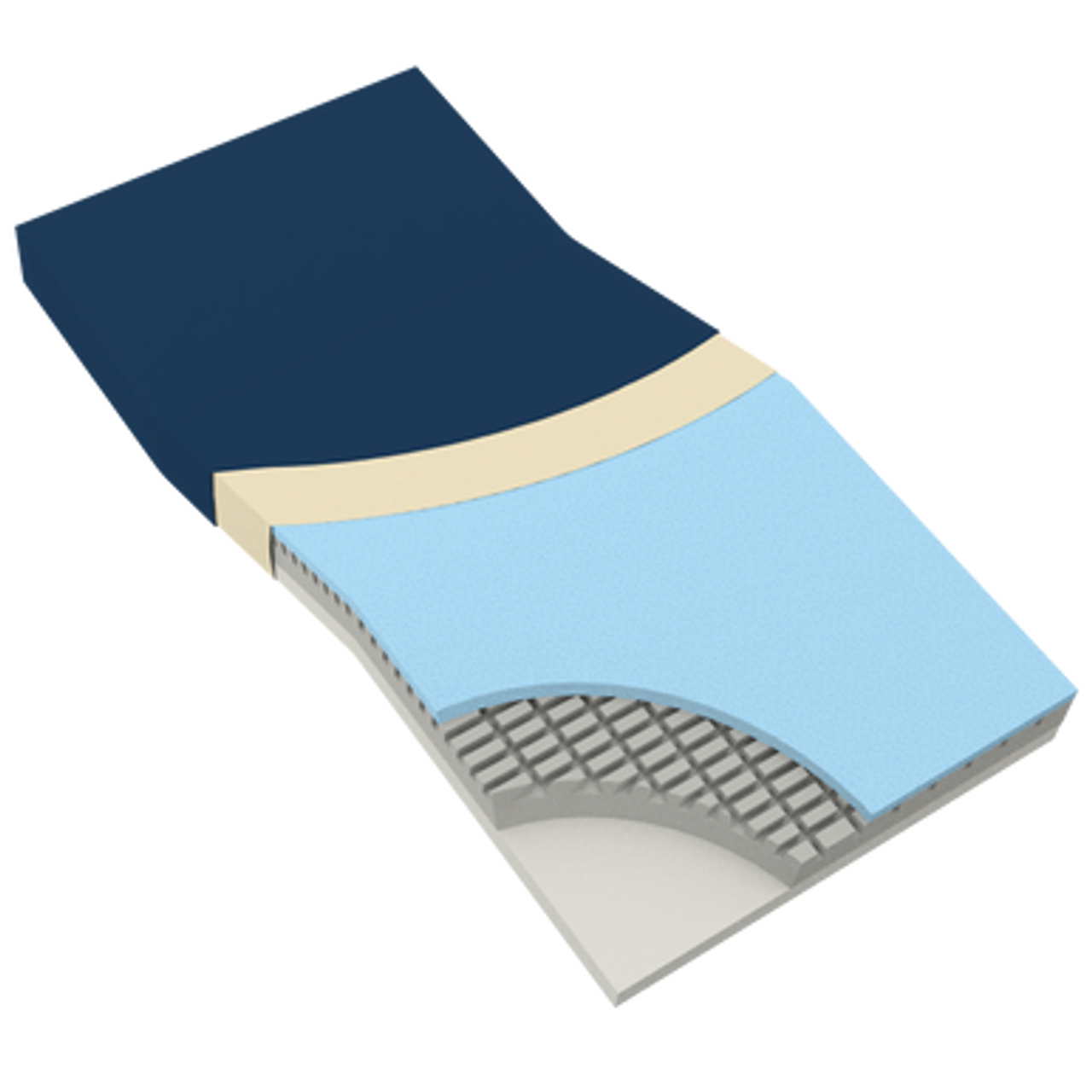 Dynarex-10427-DynaRest Premium Visco-Gel Infused Foam Mattress