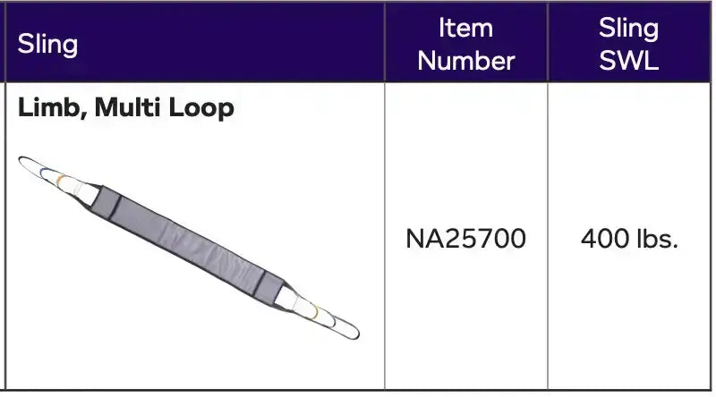 Joerns-NA25700 - Cabestrillo para extremidades Hoyer