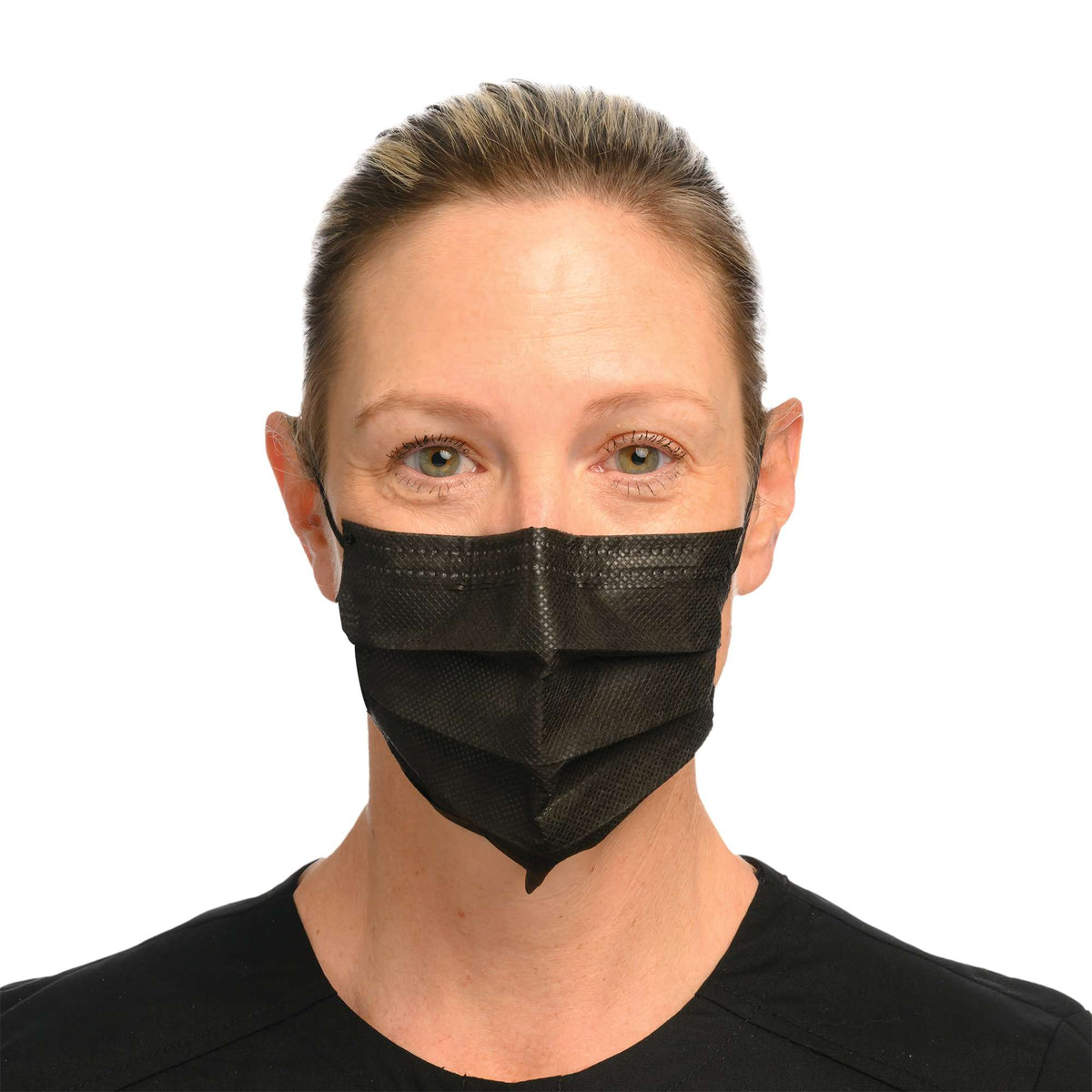 Crosstex-GCFBKSF Secure Fit Mask, Black, Level 3 (50/Box / 40 Boxes/Case)